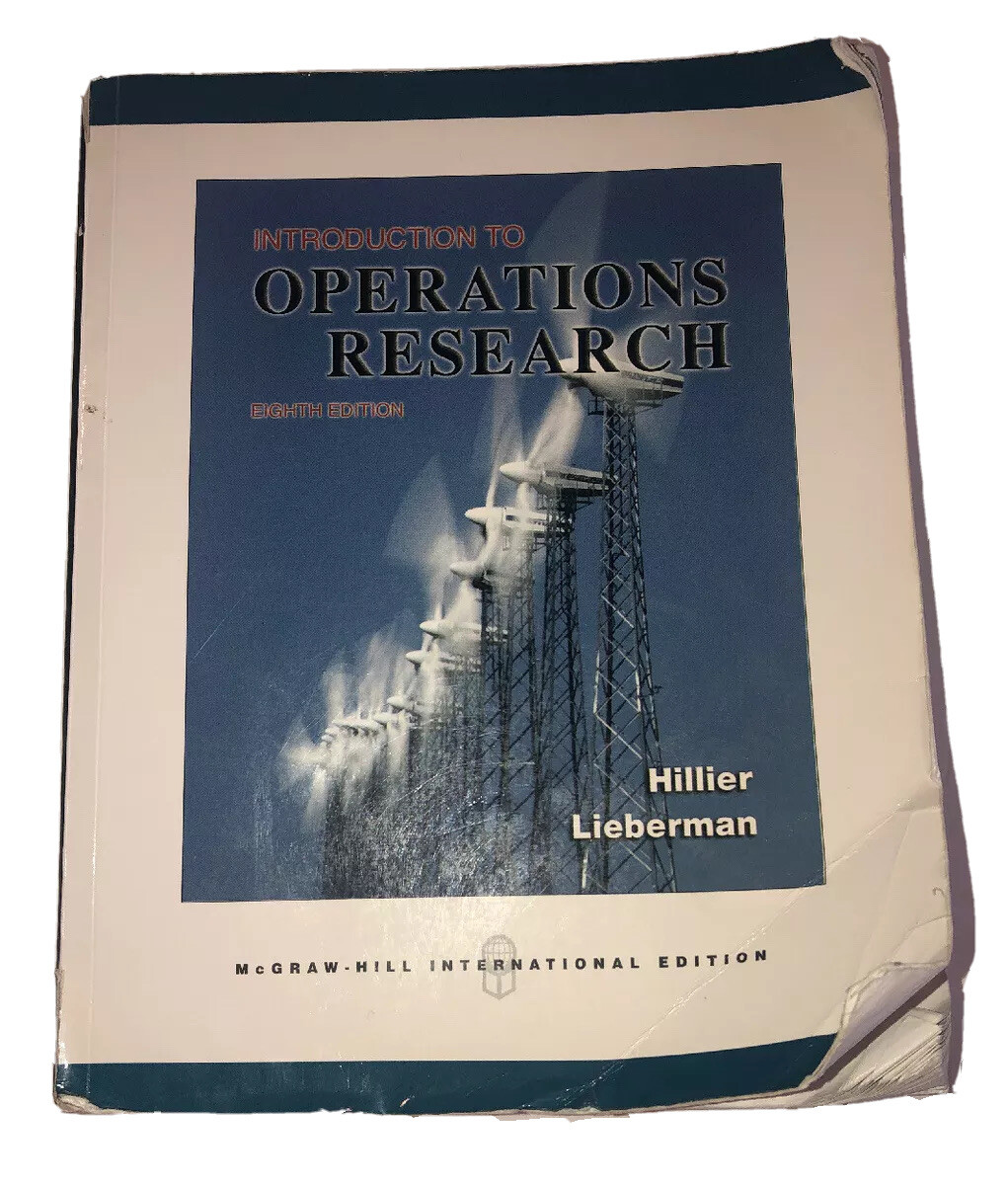 Introduction to Operations Research - Eight Edition