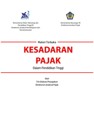 Kesadaran Pajak Untuk Perguruan Tinggi