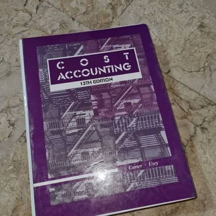 Cost Accounting 13Th Edition