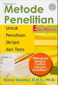 Metode Penelitian Untuk Penulisan Skripsi Dan Tesis