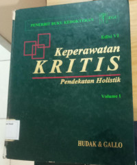 Keperawatan kritis pendekatan holistik edisi VI volume 1