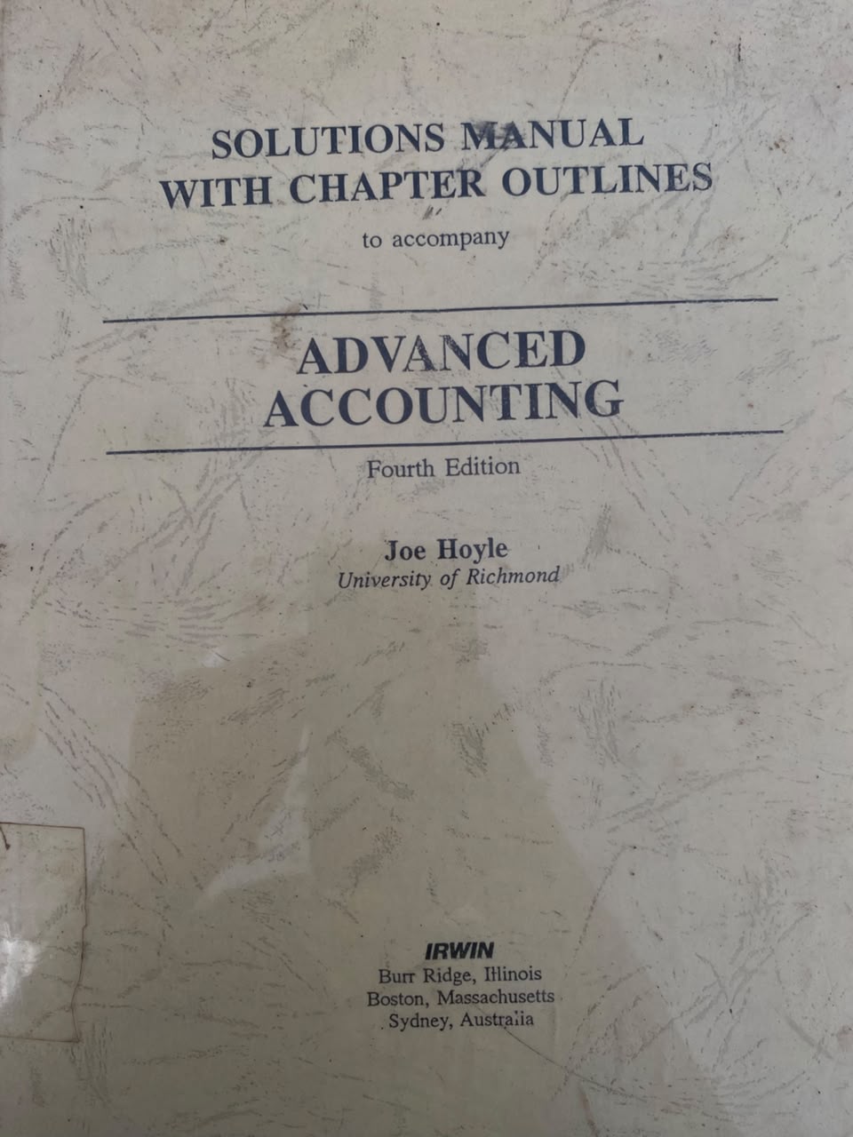 Accounting Principles Vol I
