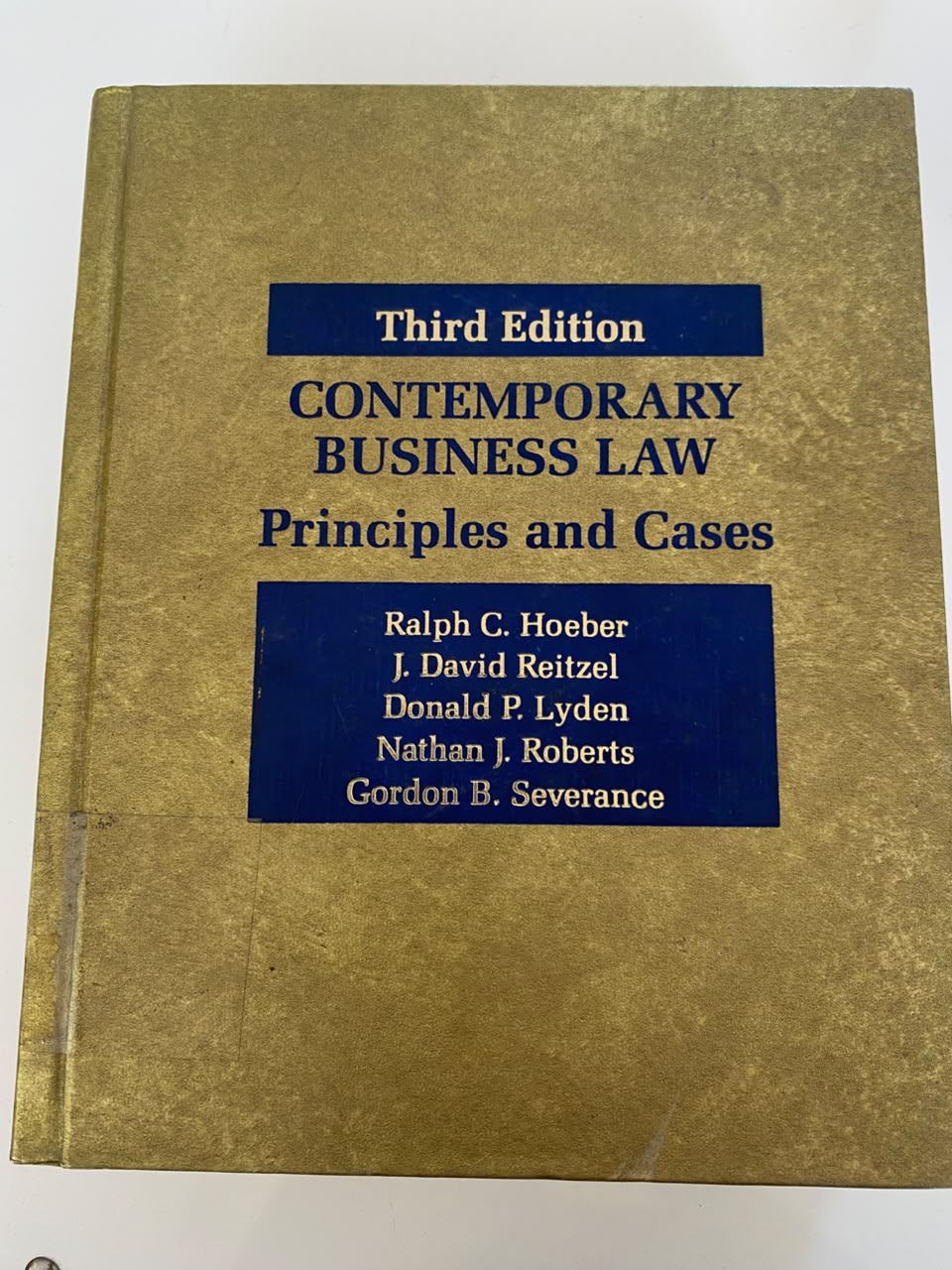 Contemporary Busisnes Law Principles And Cases